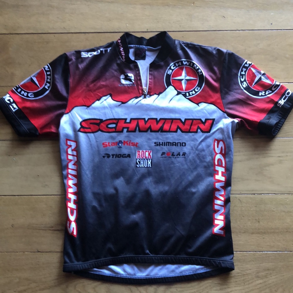 Schwinn bike short sleeve top